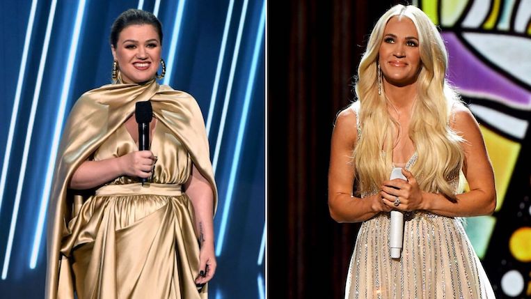Kelly Clarkson and Carrie Underwood