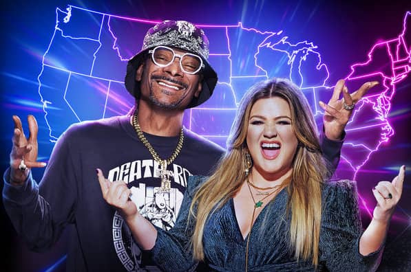 Kelly Clarkson and Snoop Dogg