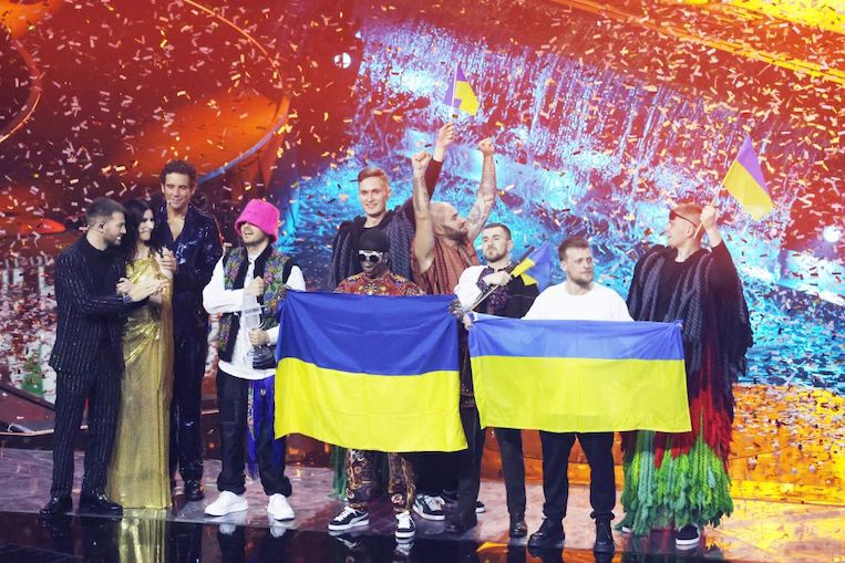 Eurovision Song Contest winners the Kalush Orchestra,