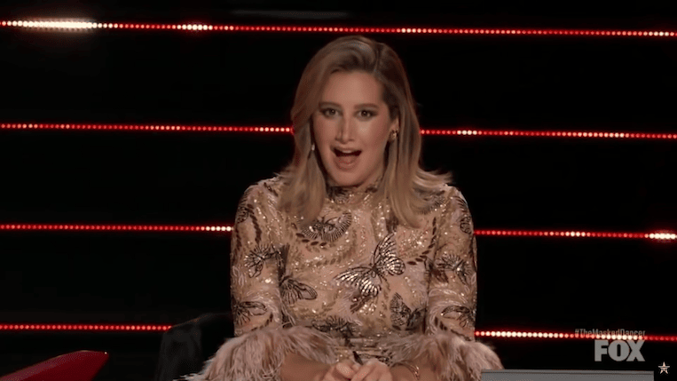 Ashley Tisdale on 'The Masked Dancer' panel
