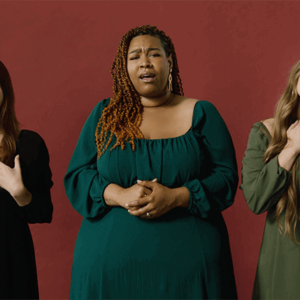 Sophia James, Christine Noel, Asytn Turr sing "Being Alive"
