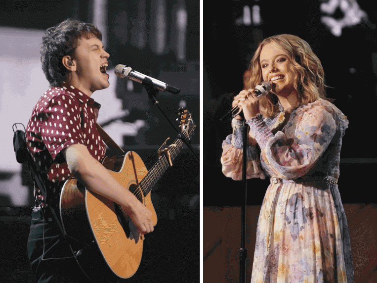 Fritz Hager and Leah Marlene on 'American Idol'