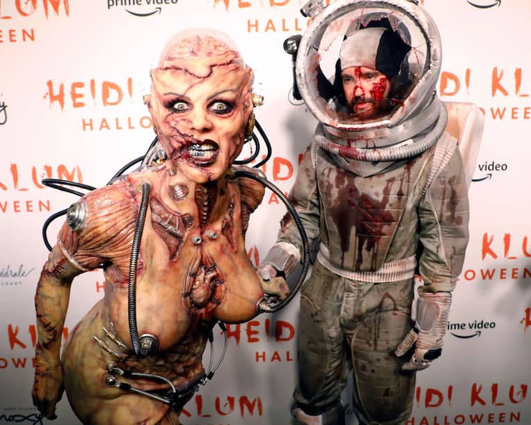 Heidi Klum and Tom Kaulitz at Heidi Klum's Annual Hallowe'en Party