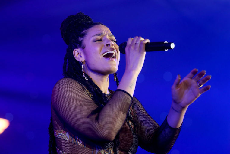 Jordin Sparks performs at the Inaugural Gateway Celebrity Fight Night