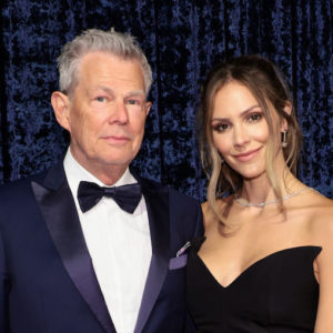 Katharine McPhee and David Foster at Clive Davis's 90th Birthday