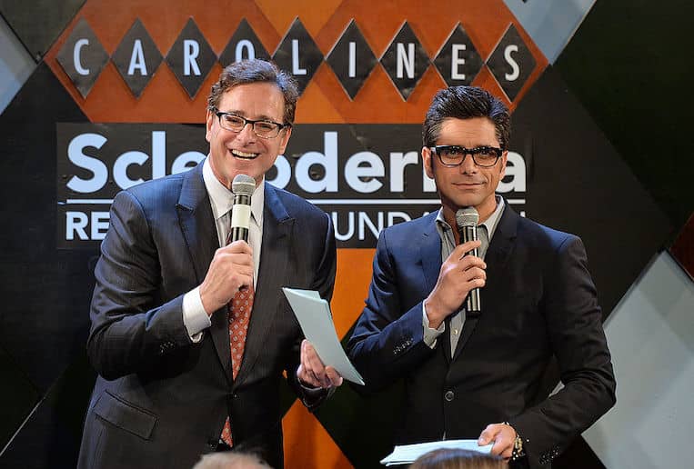 Bob Saget and John Stamos at Scleroderma at Carolines event