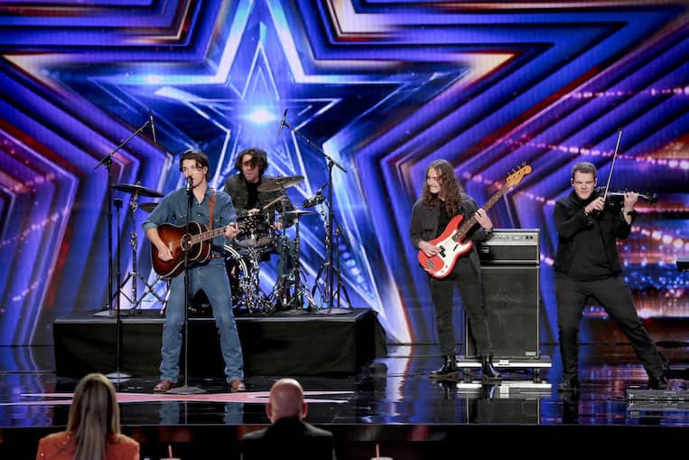 Drake Milligan band on 'America's Got Talent'
