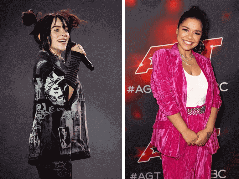 Billie Eilish and Brooke Simpson
