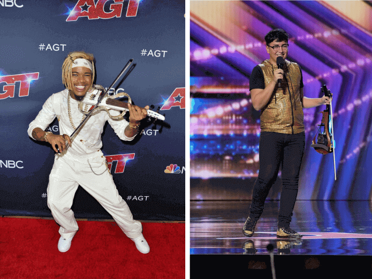 Brian King Joseph and Alex Rivers on 'America's Got Talent'