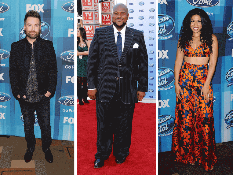 David Cook, Ruben Studdard, and Jordin Sparks on 'American Idol'