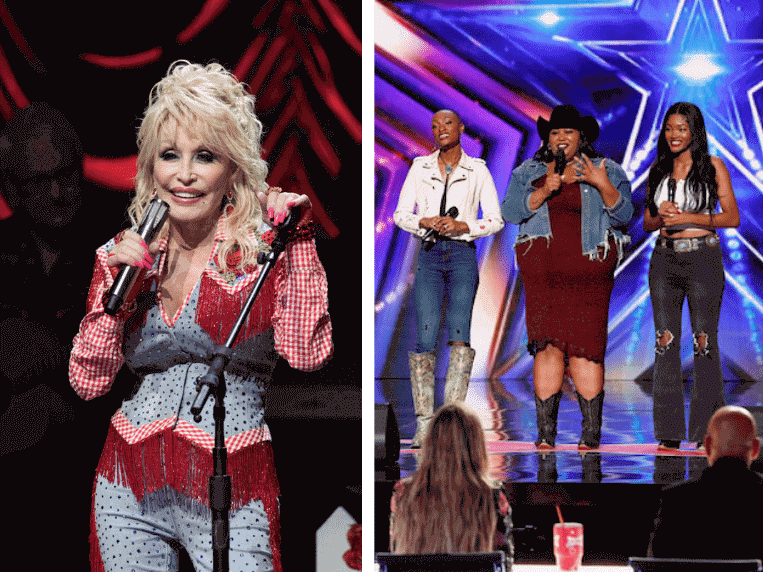 Dolly Parton and Chapel Hart