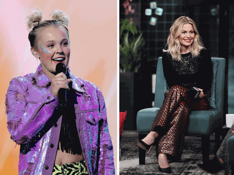 JoJo Siwa and Candace Cameron Bure