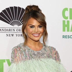 Chrissy Teigen at the 2022 City Harvest "Red Supper Club" Fundraising Gala