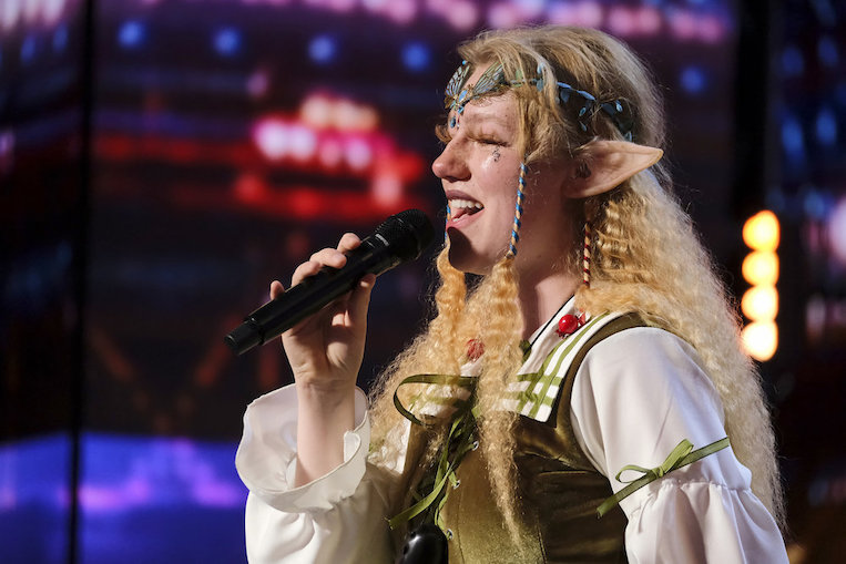 Freckled Zelda auditions for 'America's Got Talent'