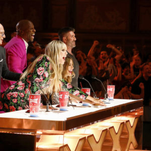 Terry Crews, Simon Cowell, Heidi Klum, Howie Mandel, and Sofia Vergara on 'America's Got Talent'