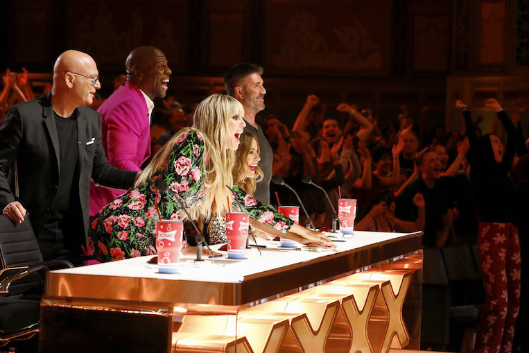 Terry Crews, Simon Cowell, Heidi Klum, Howie Mandel, and Sofia Vergara on 'America's Got Talent'