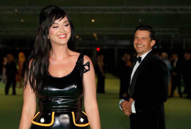 Katy Perry and Orlando Bloom at The Academy Museum of Motion Pictures Opening Gala