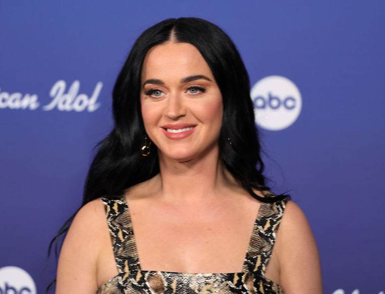 Katy Perry on the 'American Idol' red carpet