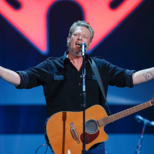 Blake Shelton performs at the iHeartCountry Festival 2021