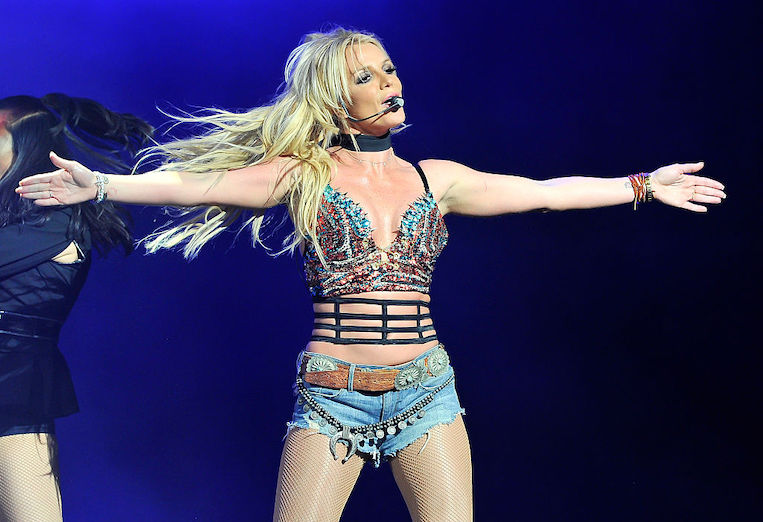 Britney Spears performs at the NOW 99.7 Triple Ho Show 7.0