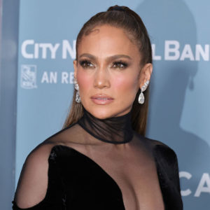 Jennifer Lopez walks the 'Halftime' red carpet