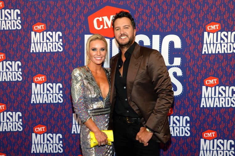 Caroline Bryan and Luke Bryan at the 2019 CMT Music Awards