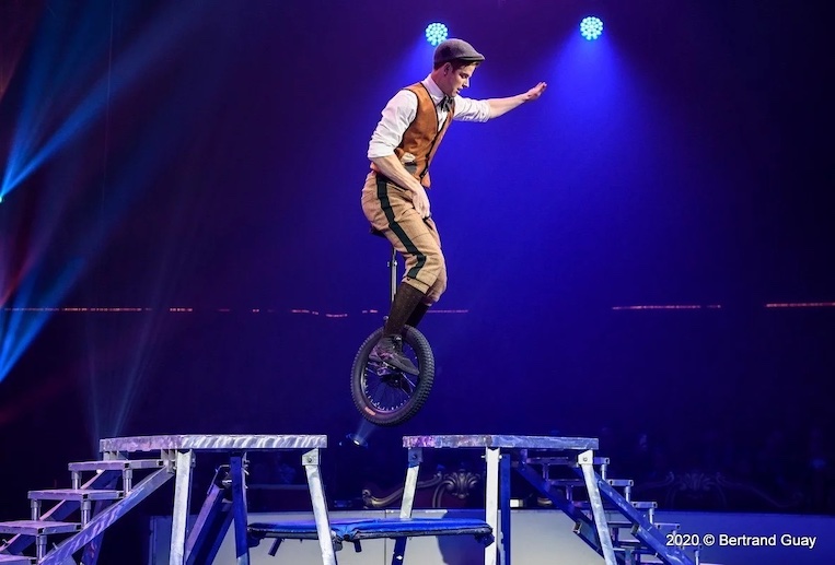 One Wheel Wesley performing on stage