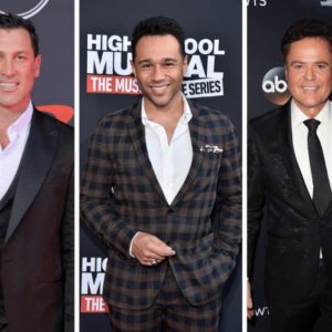 Maksim Chmerkovskiy at the 2022 ESPYs, Corbin Bleu at the High School Musical: The Musical: The Series Premiere, Donny Osmond at 'Dancing With the Stars' 2017