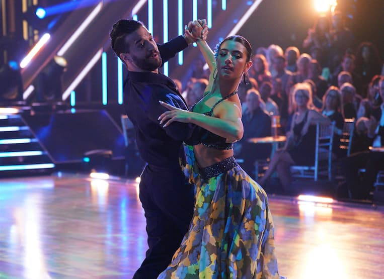Charli D'Amelio, Mark Ballas, on Episode 2 of 'Dancing With the Stars' season 31