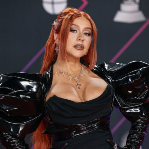 Christina Aguilera at the 22nd Annual Latin GRAMMY Awards