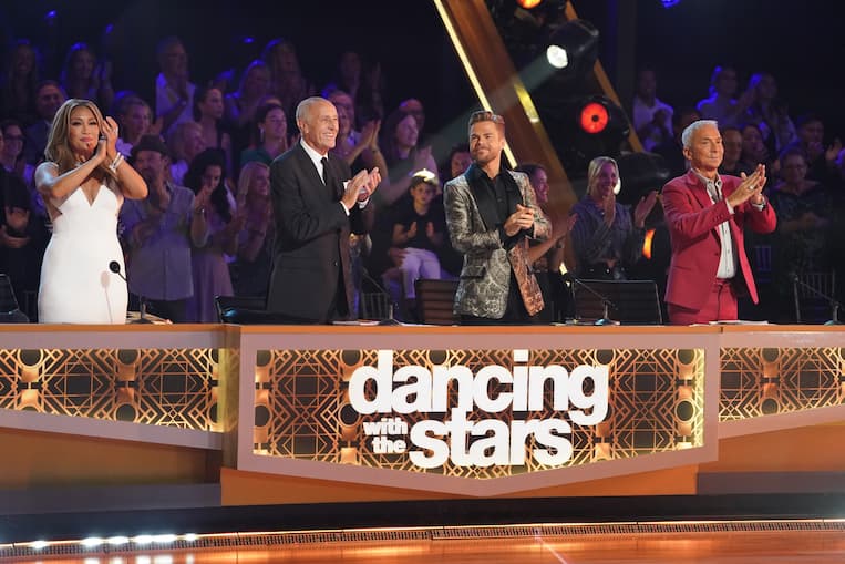 Carrie Ann Inaba, Len Goodman, Derek Hough, and Bruno Tonioli on the 'DWTS' season 31 premiere