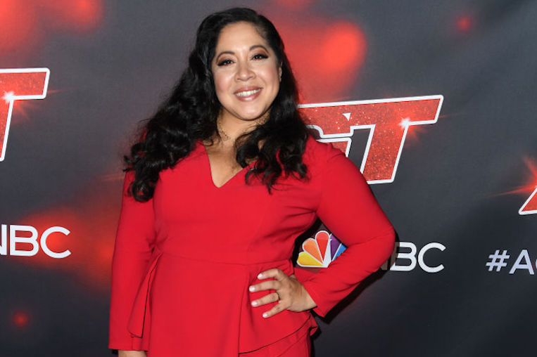 Gina Brillon walks the 'America's Got Talent' red carpet