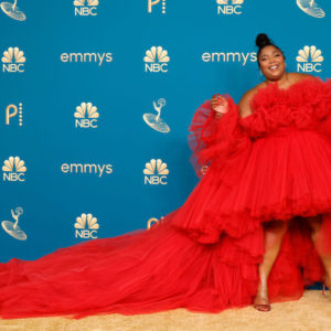 Lizzo at the 74th Primetime Emmy Awards Press Room