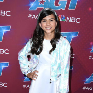 Madison Taylor Baez on the 'America's Got Talent' red carpet