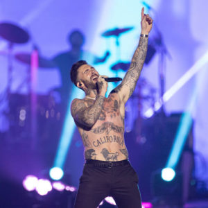 Maroon 5 performs in Tel Aviv, Israel