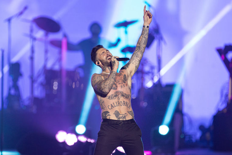 Maroon 5 performs in Tel Aviv, Israel