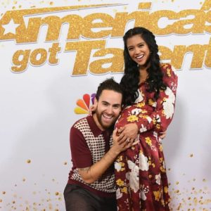 Us the Duo on the 'America's Got Talent' season 13 red carpet
