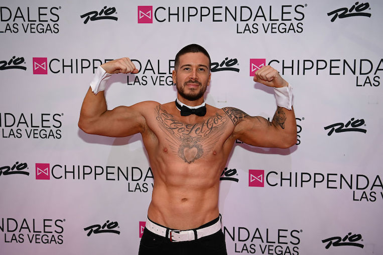 Jersey Shore Star Vinny Guadagnino Returns To Chippendales For 3rd Time As Host And Celebrates The Show's 20th Anniversary At Rio All-Suite Hotel & Casino In Las Vegas