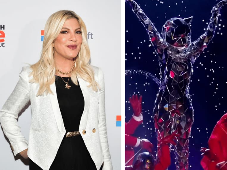 Tori Spelling at Much Love Animal Rescue 3rd Annual Spoken Woof Benefit at Microsoft Lounge, Cat on 'The Masked Singer France'