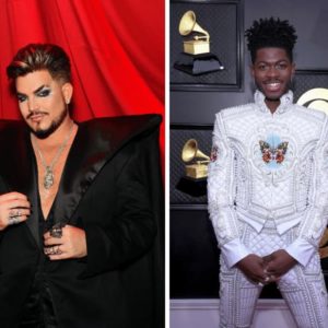 Adam Lambert at Harris Reed September 2022 Show, Lil Nas X at the 64th Annual GRAMMY Awards