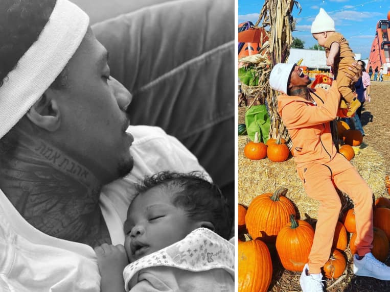 Nick Cannon with Onyx Cannon, Nick Cannon with Legendary Love Cannon