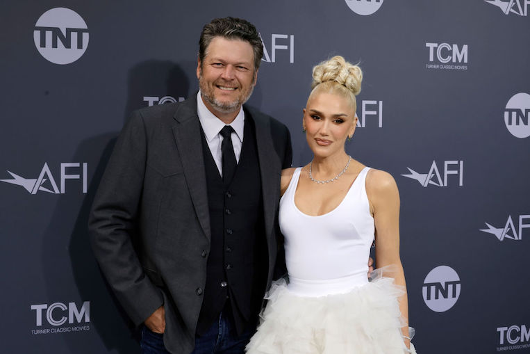 Blake Shelton and Gwen Stefani at AFI Life Achievement Award: A Tribute To Julie Andrews
