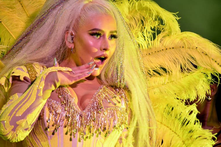 Christina Aguilera performs at LA Pride's official in person music event "LA Pride in The Park"