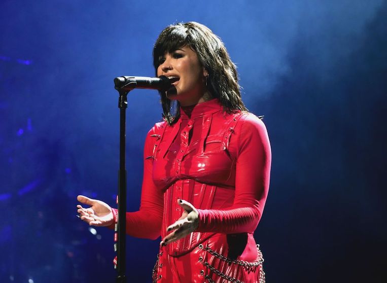 Demi Lovato on the Holy Fvck Tour