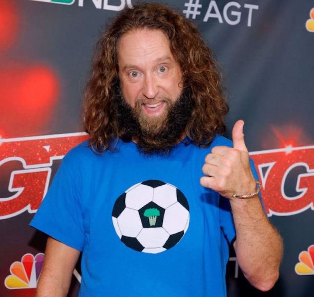 Josh Blue on the 'America's Got Talent' red carpet