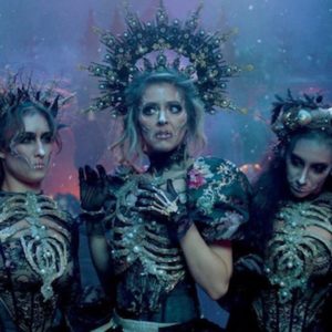 Lindsey Stirling in "Snow Waltz" music video