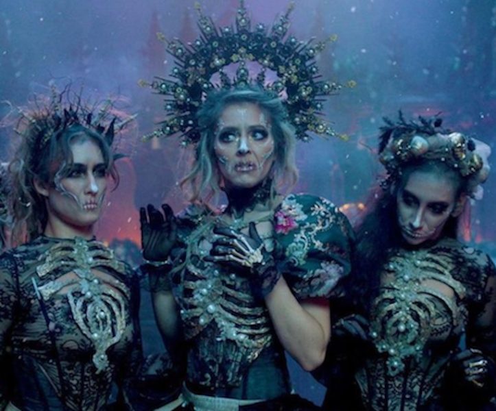 Lindsey Stirling in "Snow Waltz" music video