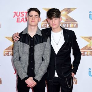 Max and Harvey Mills on 'The X Factor: Celebrity'