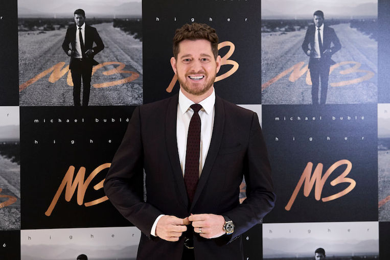 Michael Buble presents his new album in Madrid, Spain