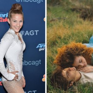 Sofie Dossi at 'Americas' Got Talent' red carpet, Sofie Dossi and Dom Brack